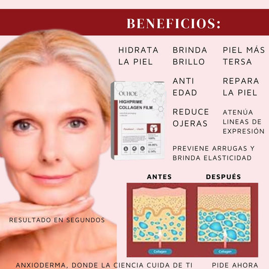 Parches de Colágeno – Mas tónico de agua de rosas gratis