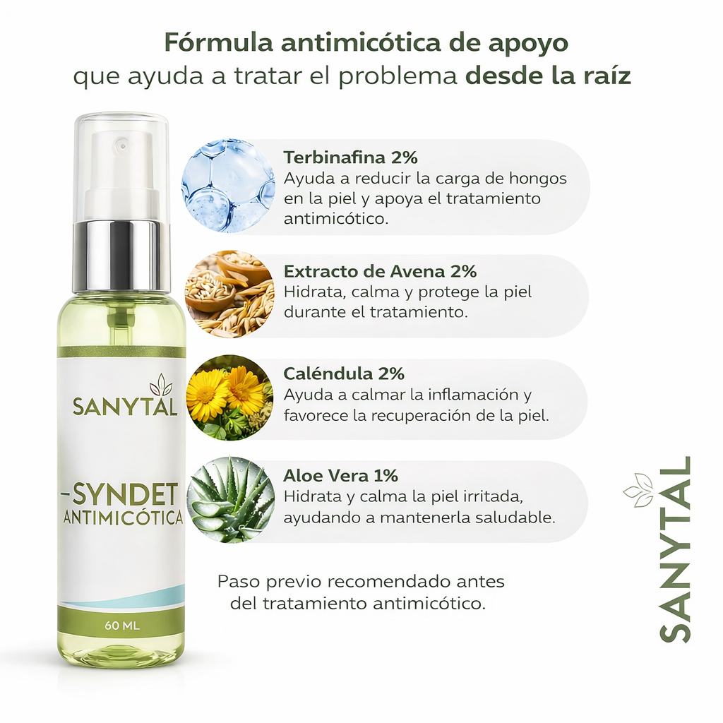Jabon Syndet Antimicótico - Limpieza y Preparación de la Piel antes del Tratamiento