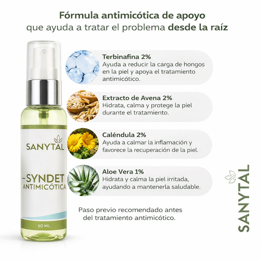 Jabon Syndet Antimicótico - Limpieza y Preparación de la Piel antes del Tratamiento