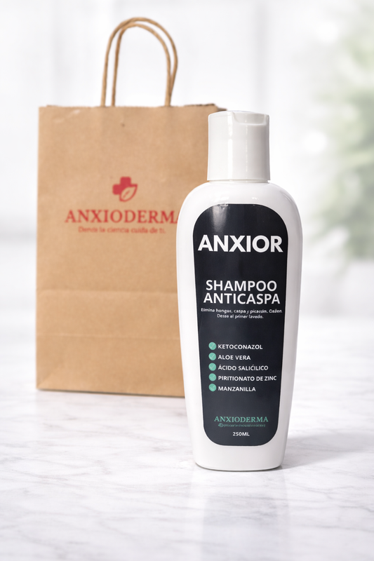 shampoo Dermatologico  Anxior (Elimina caspa, Dermatitis seborreica y combate la sporiasis)