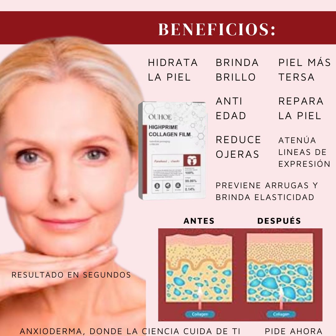 Parches de Colágeno – Mas tónico de agua de rosas gratis